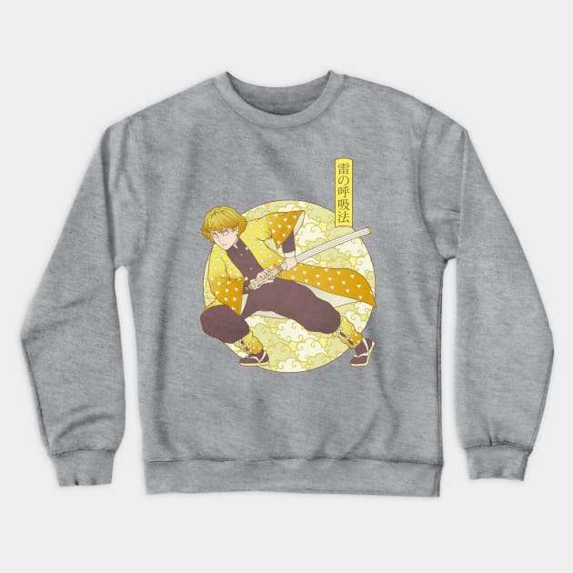 THUNDER BREATHING Crewneck Sweatshirt by Firebrander